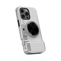 Retro Bluetooth Camera Phone Case for Iphone 15 14 13 12 Pro Max Magnetic Cosmetic Mirror for Iphone 15Promax Hard Phone Cover